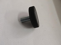 50x stelvoetjes zwart rond ø 32x9 | m 8x20/17 kartelrand - afbeelding 2 van  5