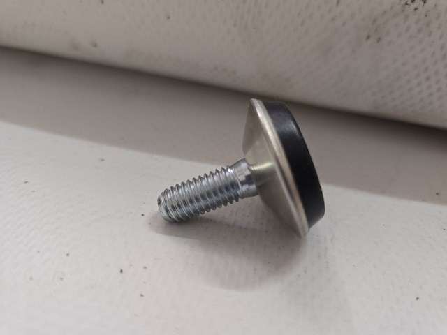 50x stelvoetjes zwart rond ø 32x9 | m 8x20/17 - afbeelding 2 van  6