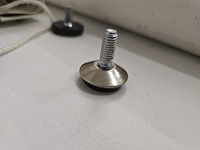 50x stelvoetjes zwart rond ø 32x9 | m 8x20/17 - afbeelding 5 van  6