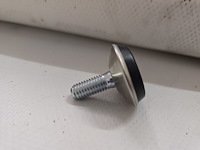 50x stelvoetjes zwart rond ø 32x9 | m 8x20/17 - afbeelding 2 van  6