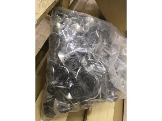 50x stelvoetjes zwart rond ø 32x9 | m 8x20/17 - afbeelding 6 van  6