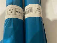 50x vuilzak 120l 60my - afbeelding 3 van  3