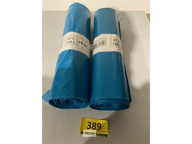 50x vuilzak 120l 60my - afbeelding 1 van  3