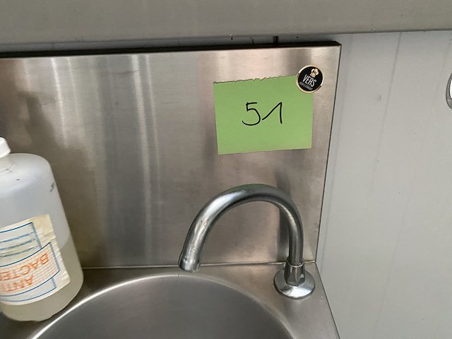 51 - inox handenwasser 38x35 - afbeelding 1 van  1