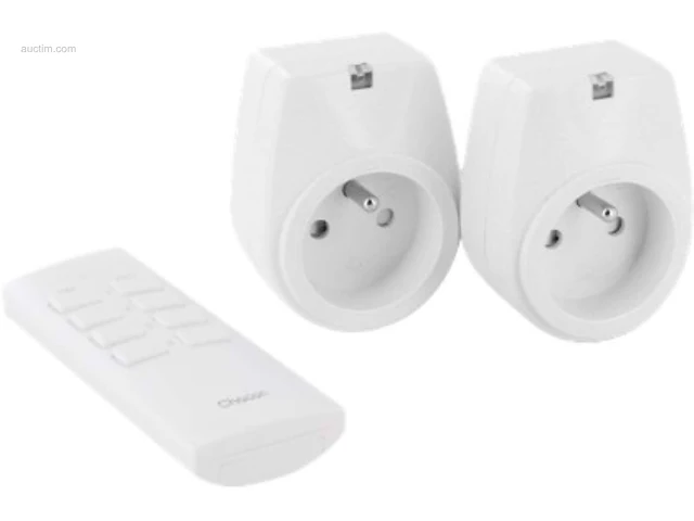 (528x) kit met 2 draadloze schakelstopcontacten +... - afbeelding 1 van  7