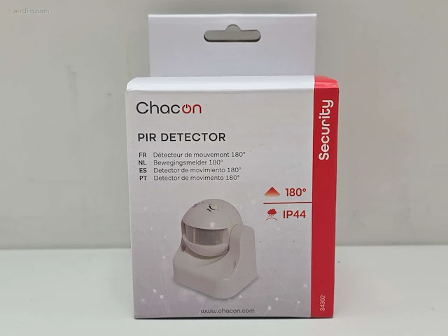 (528x) pir-bewegingsdetector, 180° – wit chacon... - afbeelding 2 van  8
