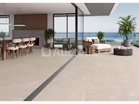 52m² buiten, lithos zand 60x60 x20mm, steen-effect, buitentegels