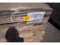 53,36 m² massief eiken visgraatparket 15mm - afbeelding 4 van  5