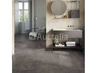 53,76m² eureka mocha 80x80 rectificeerd, steen-effect, vloer en muur, nieuw verpakt - afbeelding 2 van  2