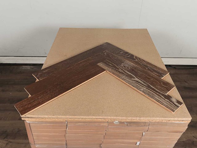 54 m2 parket eiken visgraat multiplank - 660 x 110 x 14 mm - afbeelding 2 van  3