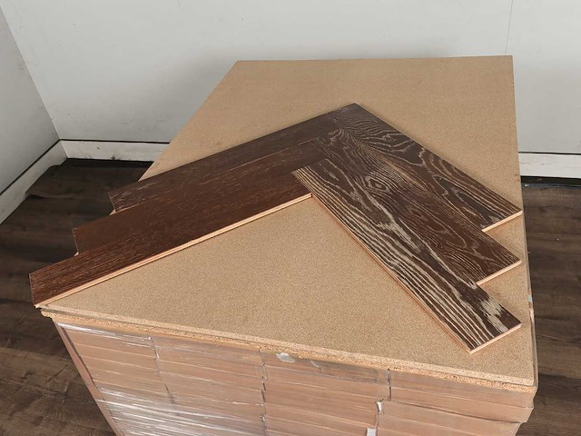 54 m2 parket eiken visgraat multiplank - 660 x 110 x 14 mm - afbeelding 3 van  3
