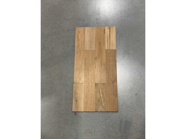54,24 m² eiken massief parket mix set 100 / 20 cm - afbeelding 1 van  3