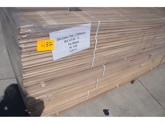 54,40 m² massief eiken parket 15mm - afbeelding 3 van  4
