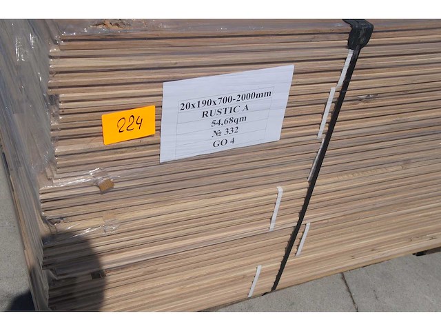 54,68 m² massief eiken parket 20mm - afbeelding 4 van  6
