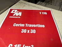 54,6m2 cerim travertino wandtegel (30x30) - afbeelding 5 van  5