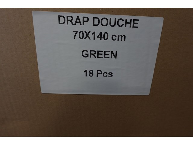 54x douchehanddoek groen - afbeelding 4 van  5