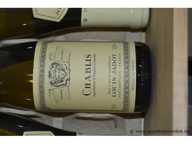 54x fles witte wijn, louis jadot, bourgogne aligoté / chablis, 375ml - afbeelding 4 van  4