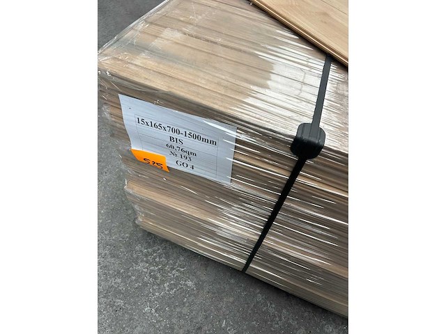 55 m² massief eiken parket 15mm - afbeelding 2 van  7