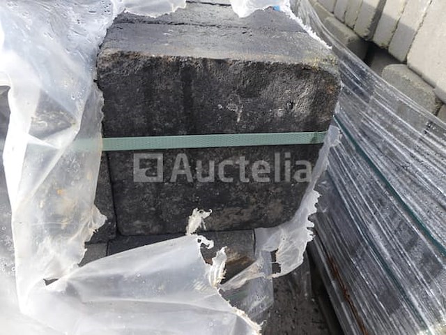 550 marlux damme 15x15x6 interlocking pavers grijs-zwart - afbeelding 1 van  6