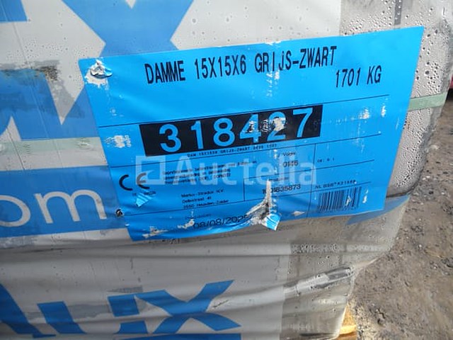 550 marlux damme 15x15x6 interlocking pavers grijs-zwart - afbeelding 5 van  6