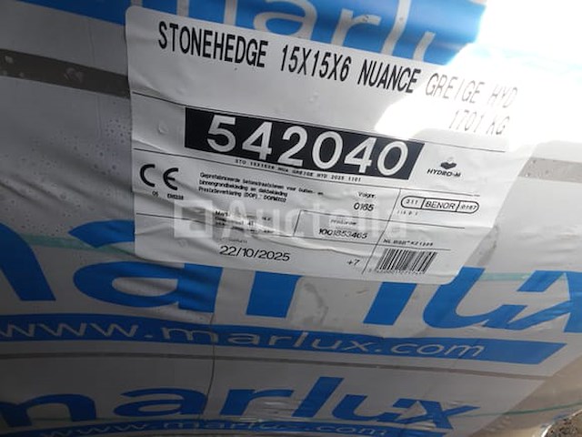 550 marlux stonhedge greige 15x15x6 vergrendelingsbestrating - afbeelding 1 van  7