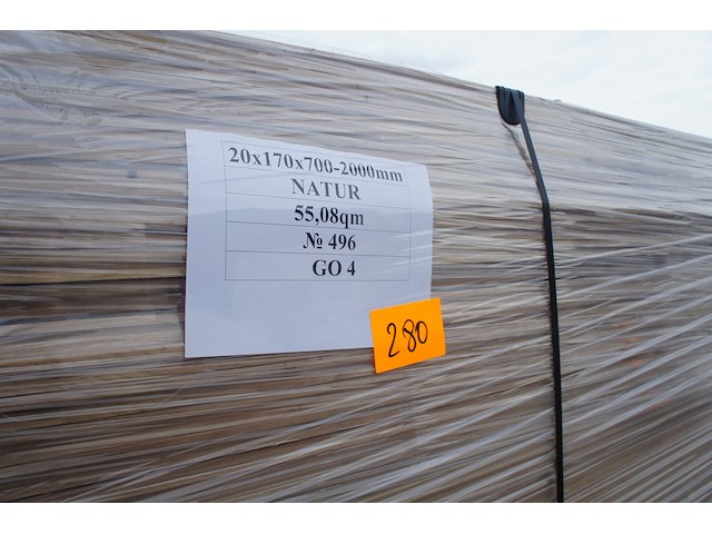 55,08 m² massief eiken parket 20mm - afbeelding 7 van  8