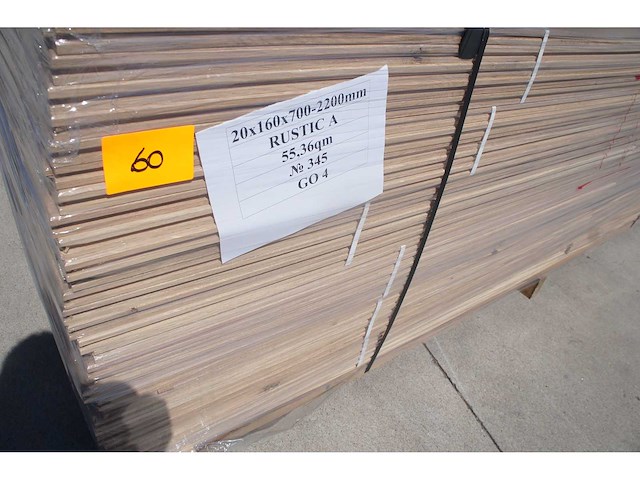 55,36 m² massief eiken parket 15mm - afbeelding 4 van  6