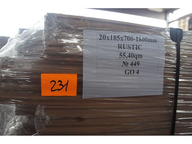 55,40 m² massief eiken parket 20mm - afbeelding 5 van  6