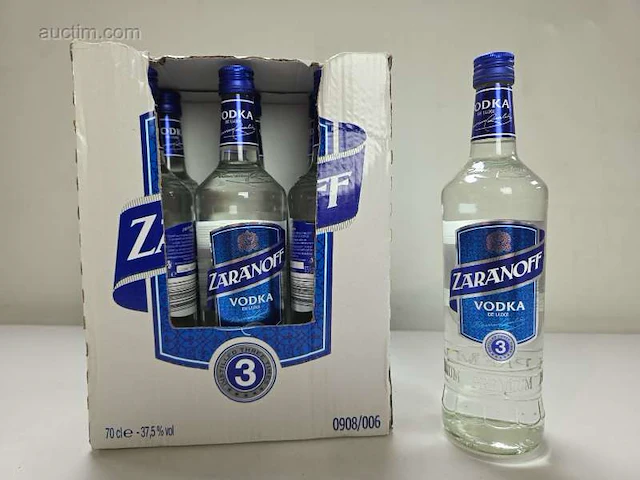 (55x) fles(sen) zaranoff wodka - afbeelding 1 van  5
