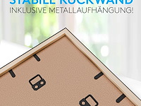 55x pack v 2 fotolijsten hout 50*70cm zwart - afbeelding 2 van  5