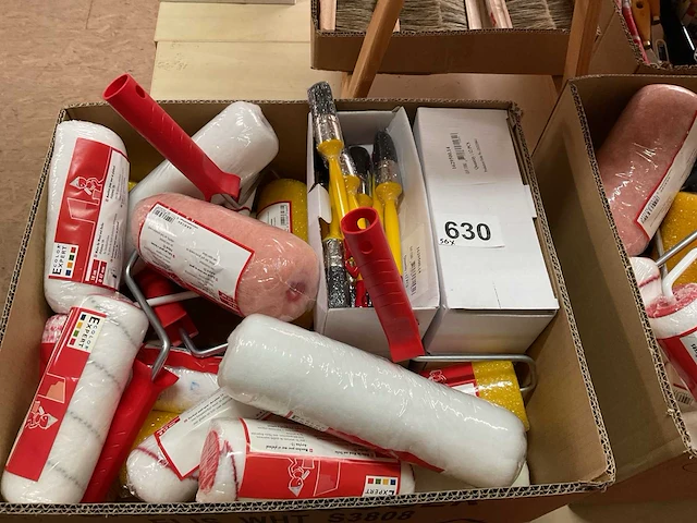 56 x schildersgereedschap voor muur en plafond - afbeelding 1 van  9