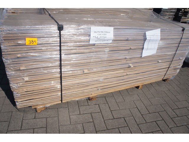 56,16 m² massief eiken parket 20mm graphit oil - afbeelding 1 van  4