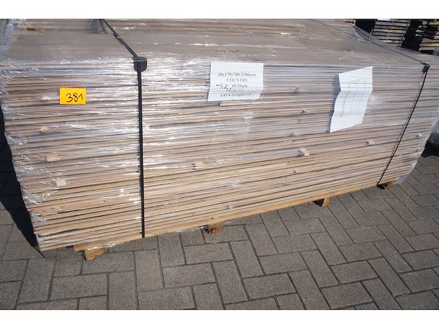 56,16 m² massief eiken parket 20mm graphit oil - afbeelding 1 van  2