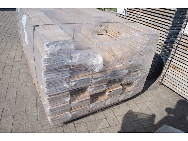 56,16 m² massief eiken parket 20mm graphit oil - afbeelding 6 van  7
