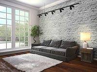 (5,64 m²) nora marmer-effect witte pleisterbekleding 29x41 cm