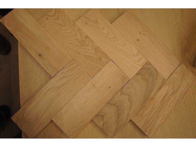 56,45 m² massief beuken visgraat 21mm - afbeelding 5 van  8