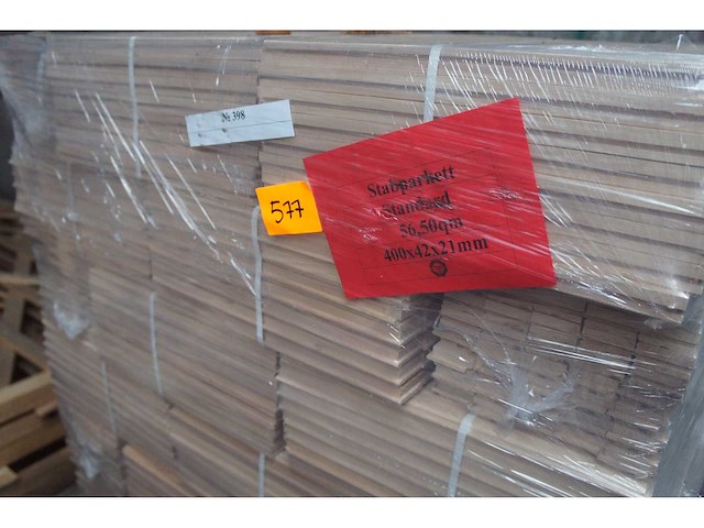 56,45 m² massief beuken visgraat 21mm - afbeelding 7 van  8