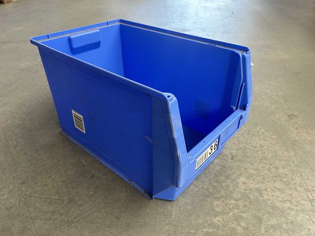 (56x) magazijnbak met grijpopening 500x300x300mm - afbeelding 1 van  7