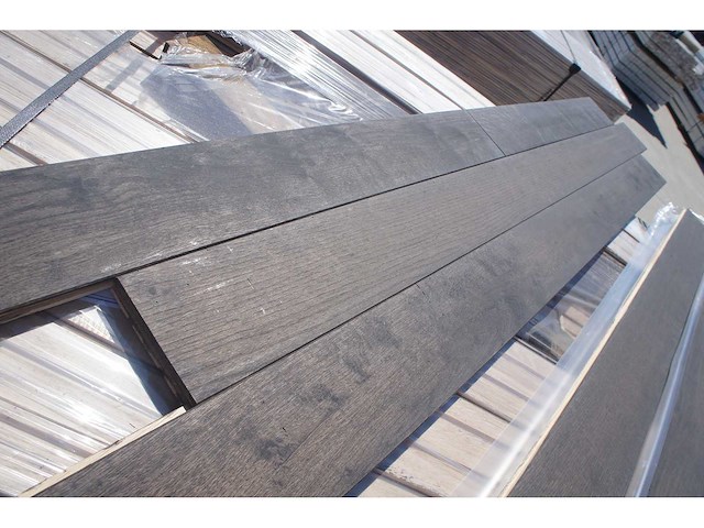 58,14 m² massief eiken parket 20mm graphit oil - afbeelding 1 van  7