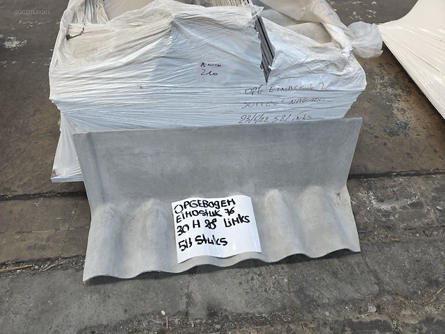 (58x) vezelcement hulpstukken voor golfplaten svk - afbeelding 2 van  3