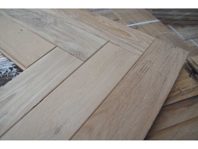 59,40 m² massief eiken visgraatparket 20mm - afbeelding 4 van  6