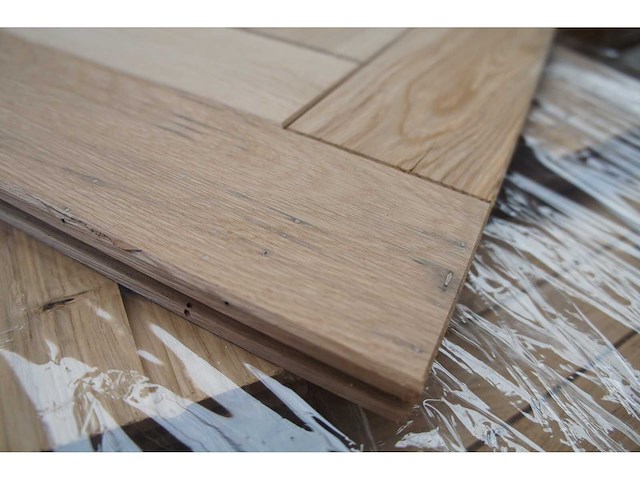 59,40 m² massief eiken visgraatparket 20mm - afbeelding 5 van  6