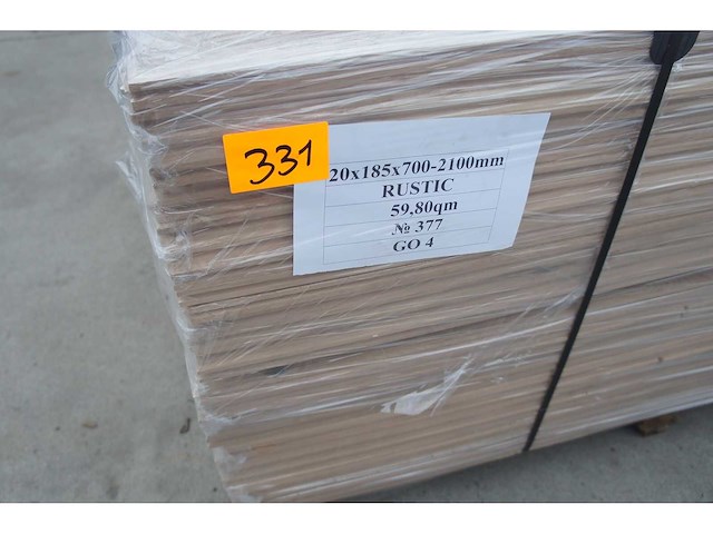 59,80 m² massief eiken parket 20mm - afbeelding 5 van  7