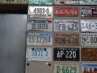 59x metalen amerikaanse nummerplaat - afbeelding 5 van  6