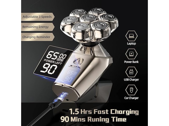 5in1 elektrisch scheerapparaat - afbeelding 7 van  7