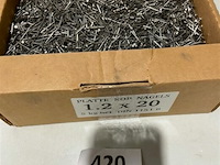5k nagels met platte kop 1,2x20mm - afbeelding 3 van  3