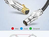 5m premium kabel 3-pin xlr male-female - afbeelding 2 van  2