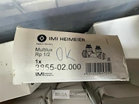 5x 1-pijps onderblok imi heimeier - afbeelding 2 van  3