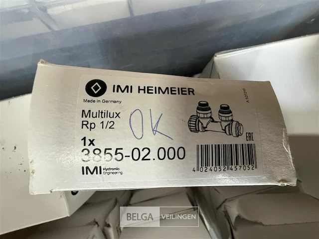 5x 1-pijps onderblok imi heimeier - afbeelding 2 van  3