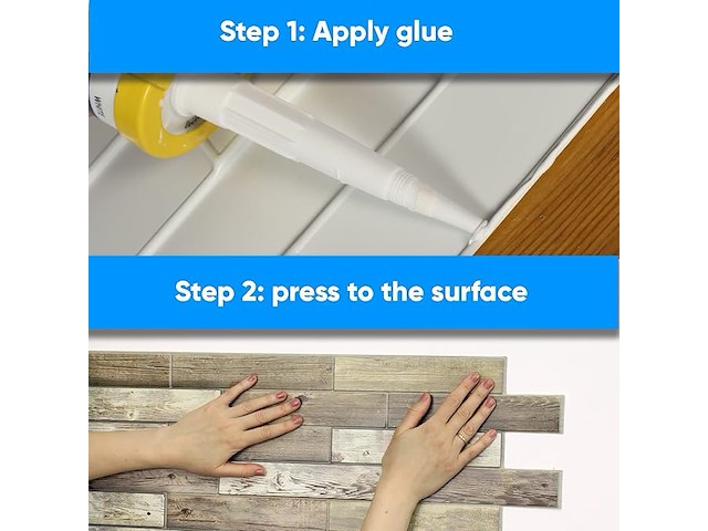 5x 10 3d-pvc panelen wandbedkleding totaal 23,5m131 - afbeelding 3 van  5